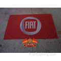 Drapeau voiture Fiat 100% polyester Drapeau 90*150 CM Drapeau Fiat